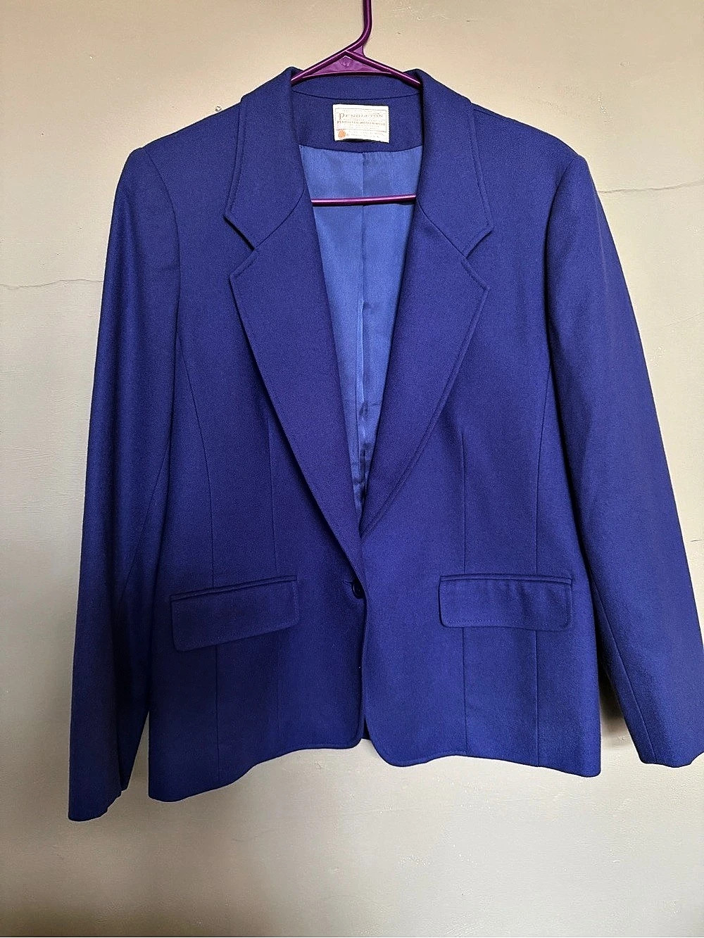 Pendleton Royal Blue Tailored Blazer Size 14
